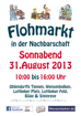 Flohmarkt in der Nachbarschaft 31.8. 2013